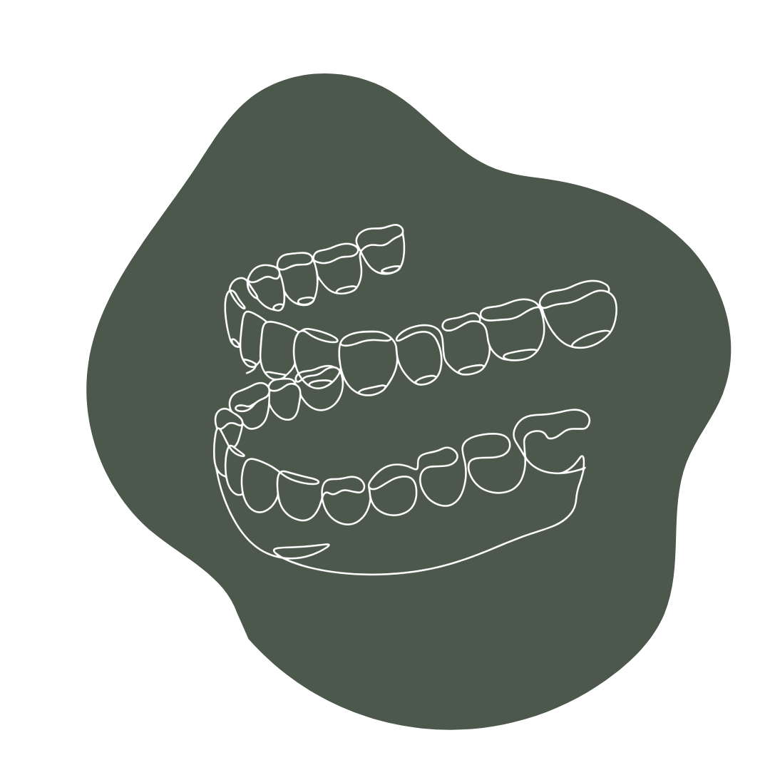 Dental Logic teeth and jaw icon